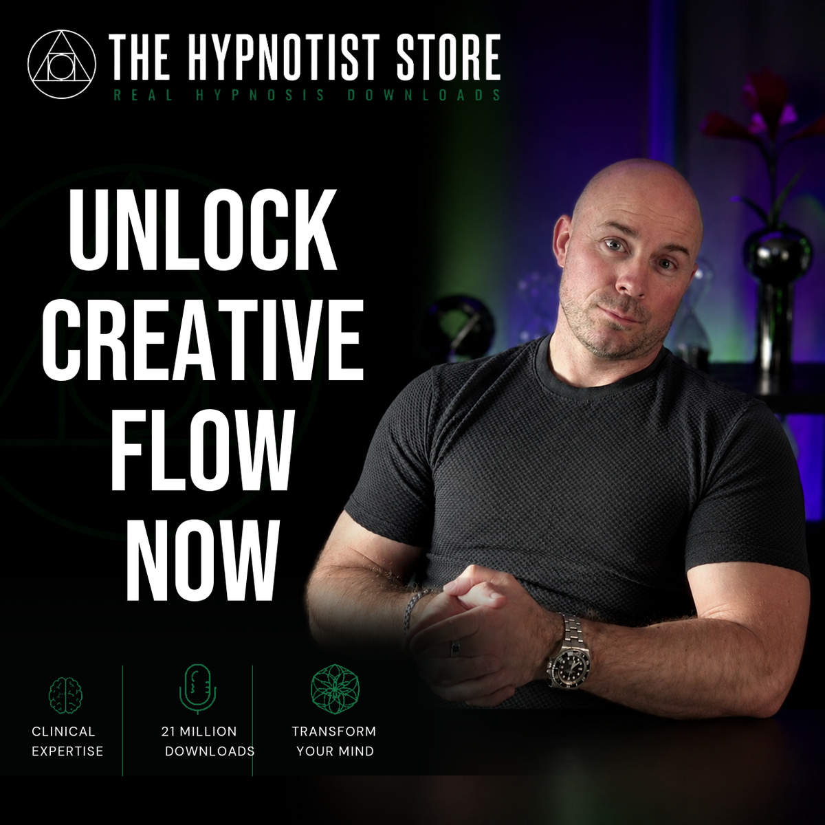 Hypnosis for Accessing a State of Creative Flow and Activate a Stream of Consciousness