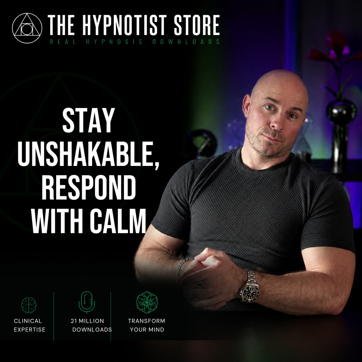 Hypnosis to Feel Calm and Stoic in the Face of Triggering Events
