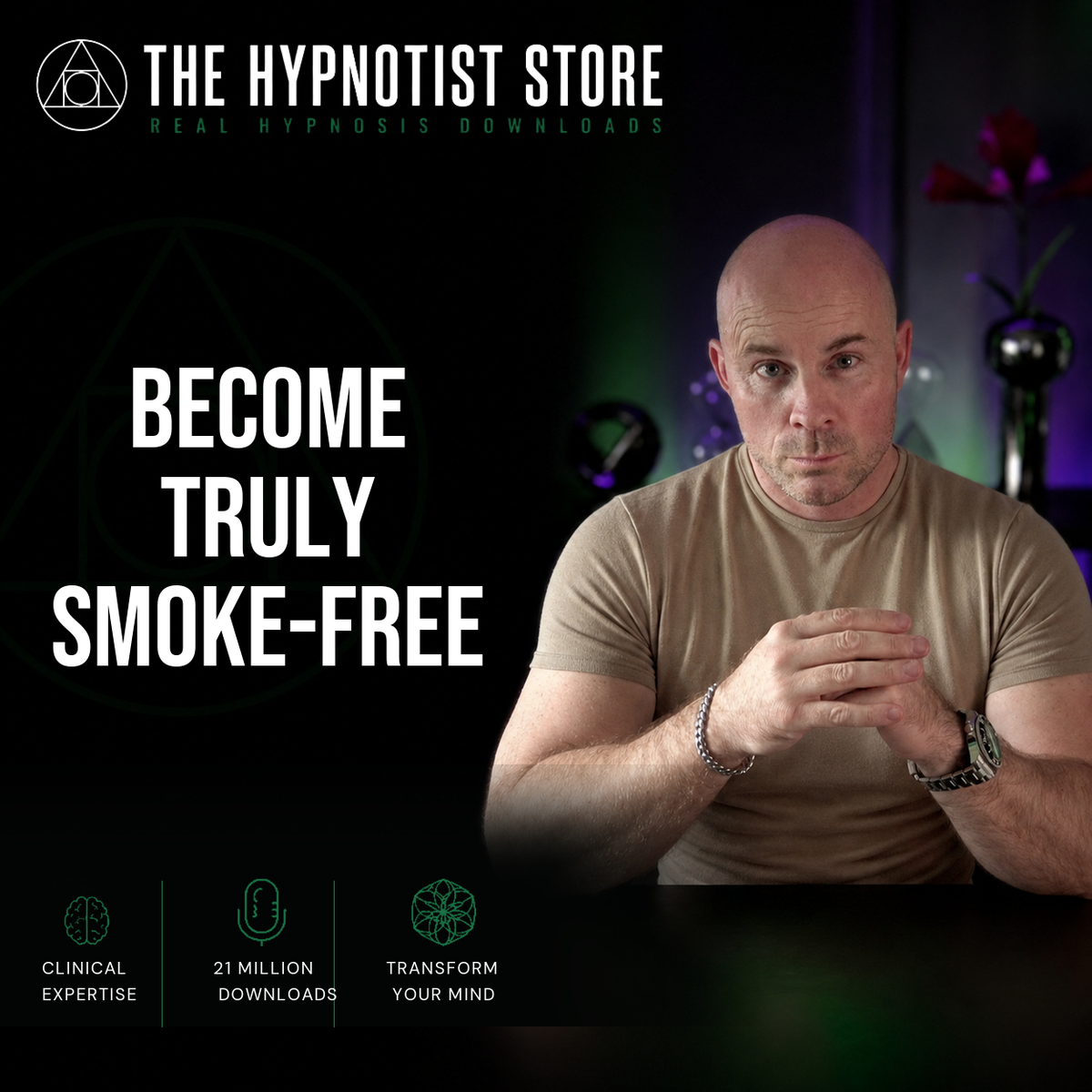 Hypnosis to Be Fully Committed to Being a Non-Smoker