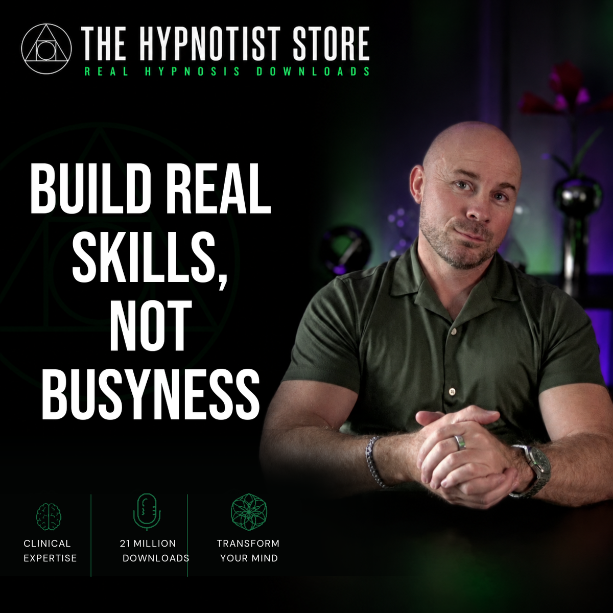Hypnosis to Stop Trying to Be Productive — Start Building Skills That Actually Change Your Life